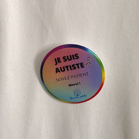 pin's je suis autiste soyez patient