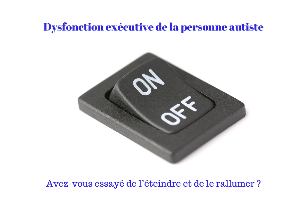 Dysfonction exécutive de la personne autiste : avez-vous essayé de l’éteindre et de le rallumer ?