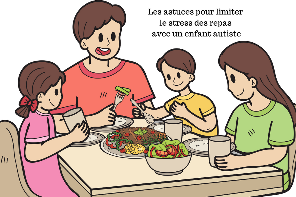 Les astuces pour limiter le stress des repas avec un enfant autiste