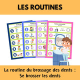 La routine du brossage des dents