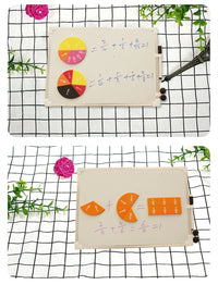 apprendre les maths avec les fractions montessori