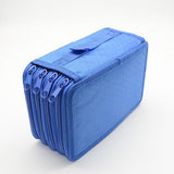 trousse 4 compartiment bleue